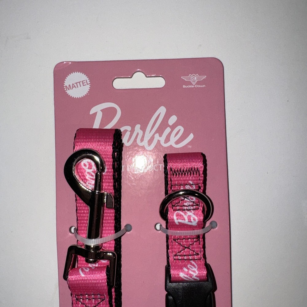 Barbie Fabric Leash & Collar, mattel, small