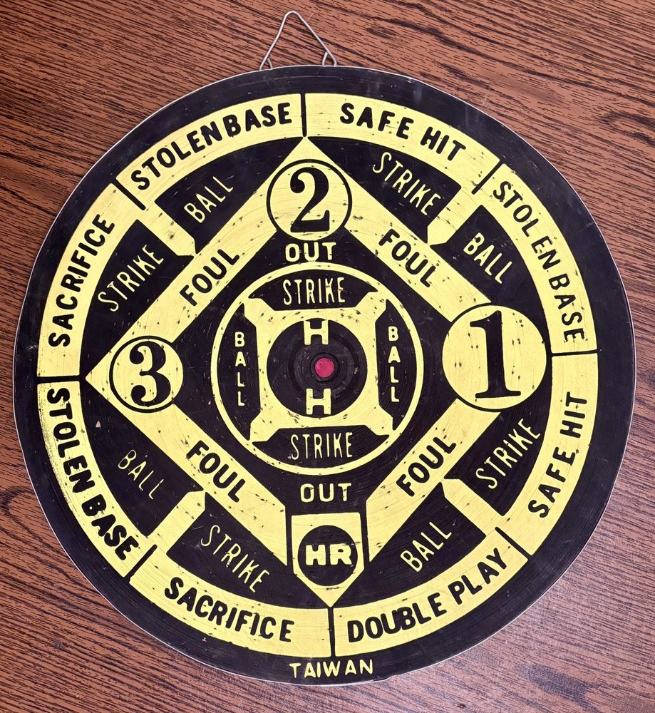 17 inch Double Sided Dart Board Baseball