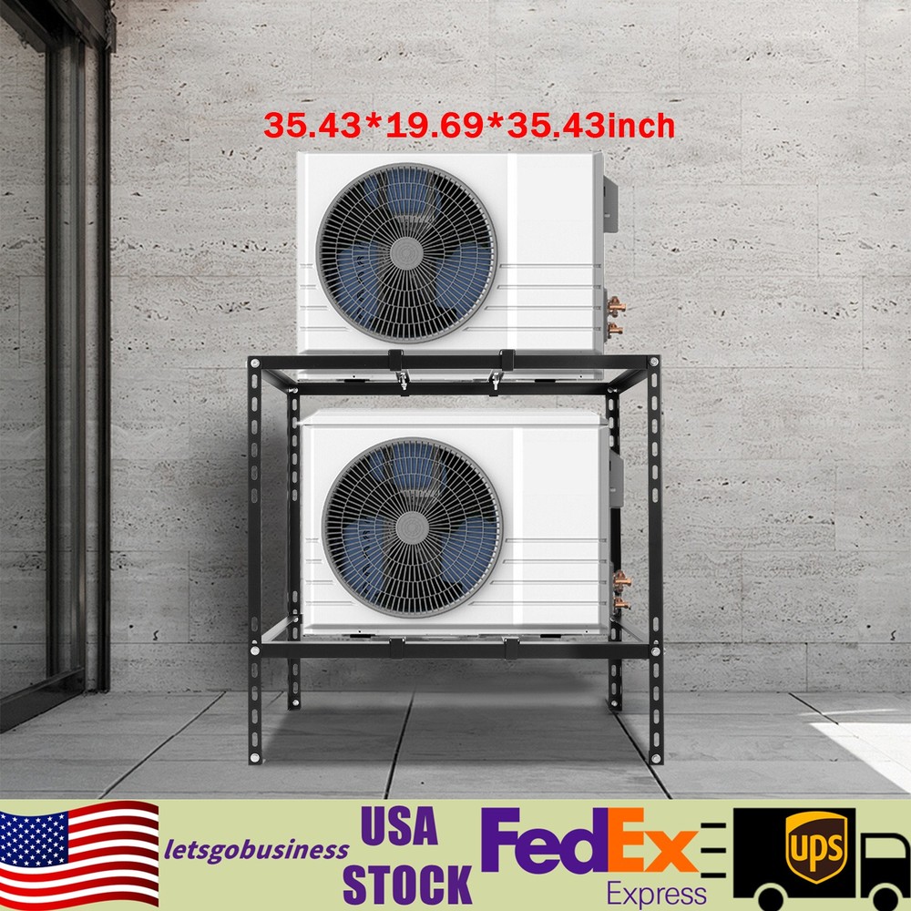 Modern Air Conditioner Unit Support Bracket for Air Conditioner Unit Black