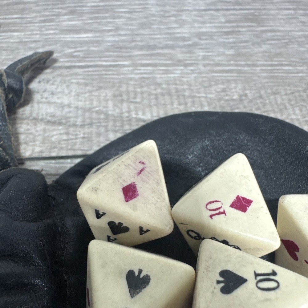 Vintage 5 Piece Dice Set