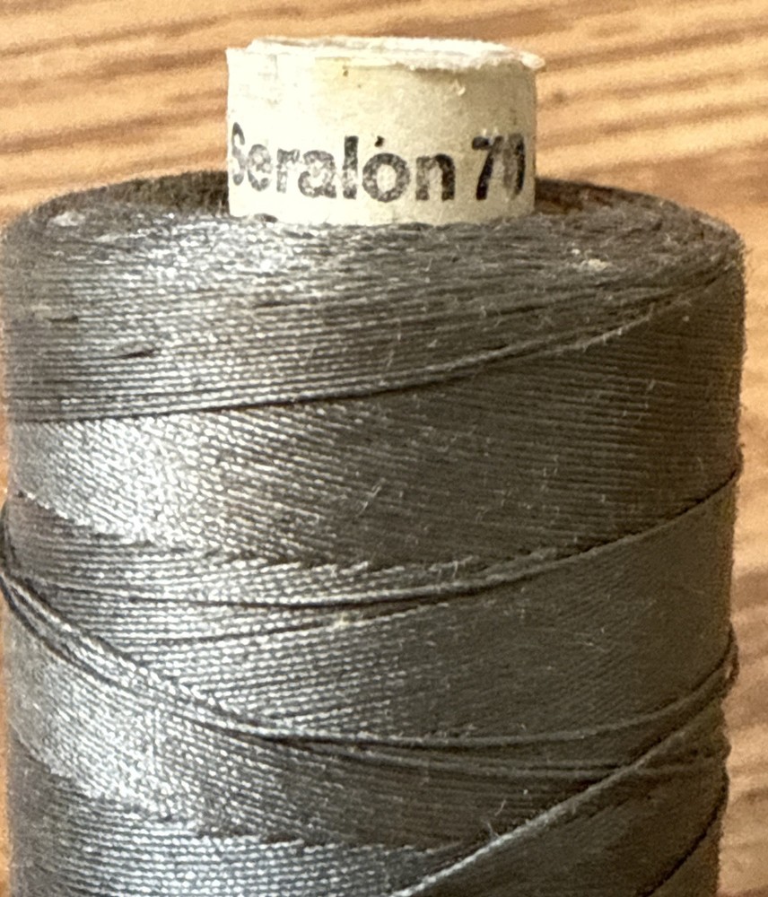 Amann Serger Thread Gray Overlock Sewing Thread Spool Made in Germany