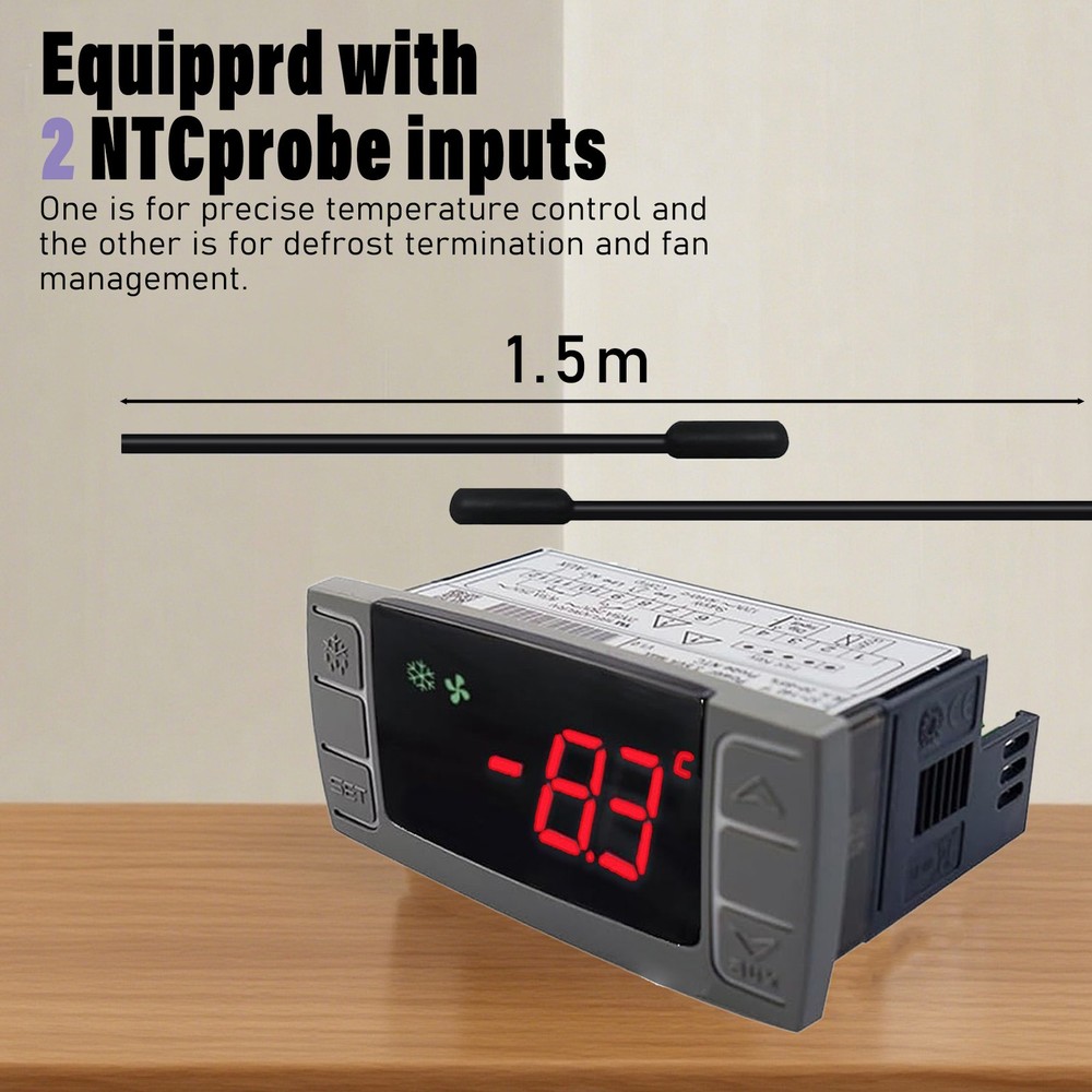 New For Dixell Temperature Controller XR03CX-4N0F1 with Sensor probe