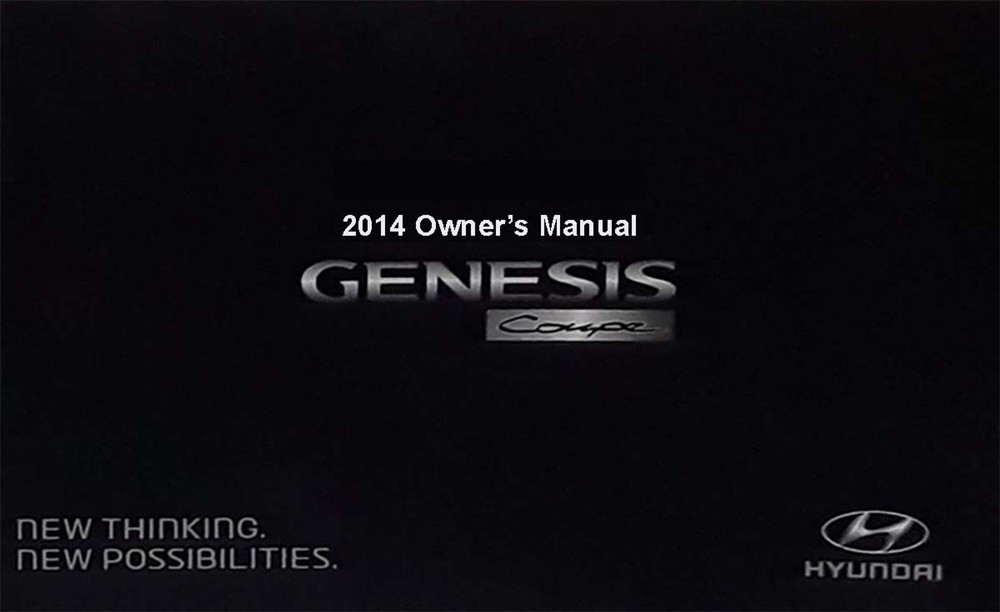 2014 Hyundai Genesis Owner's Manual