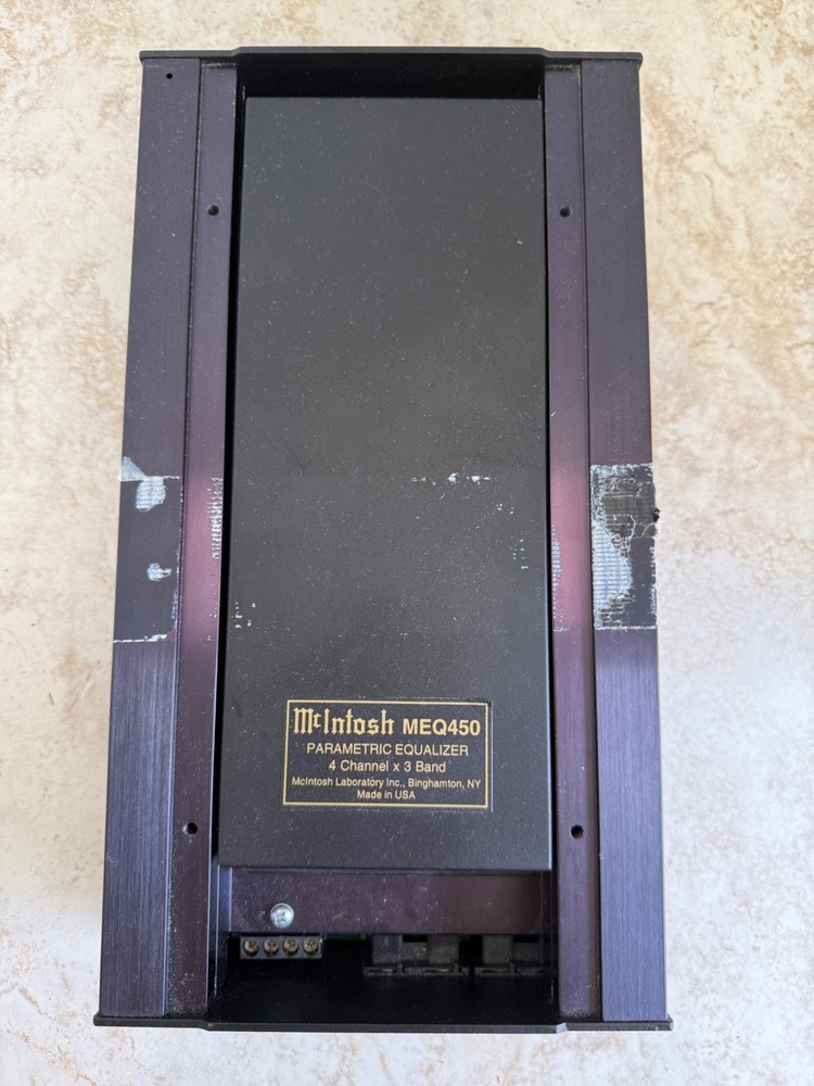 MCINTOSH MEQ450 PARAMETRIC EQUALIZER/MEP 450 POWER SUPPLY  - AS IS