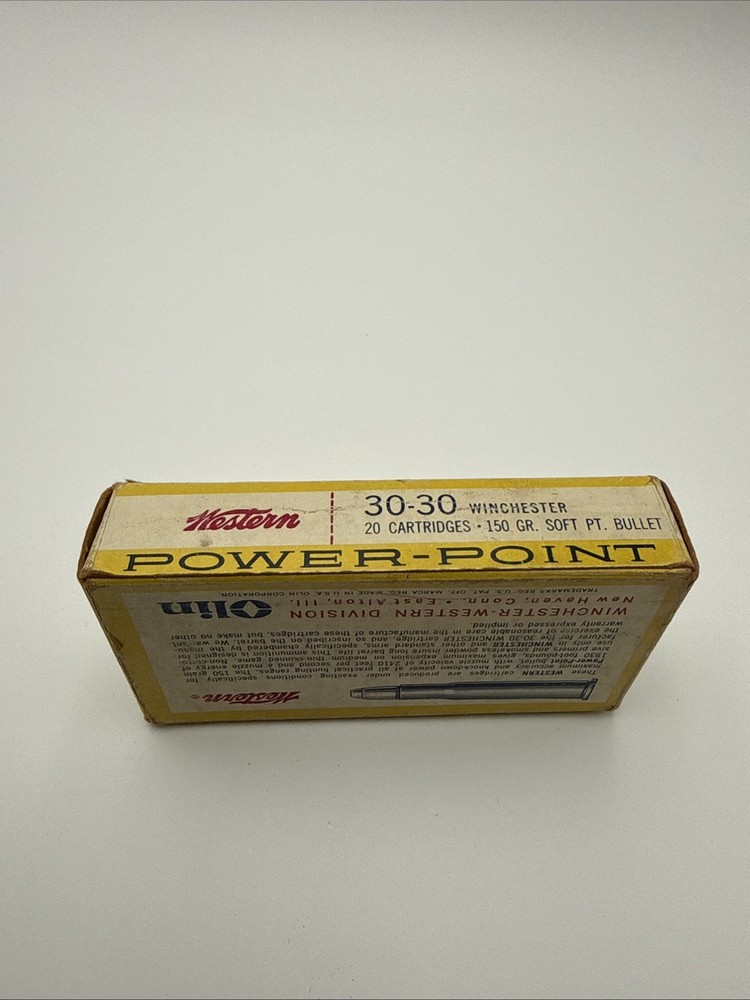 Western Super X Power Point 30-06 Springfield 150 Gr Empty Ammo Box No Insert