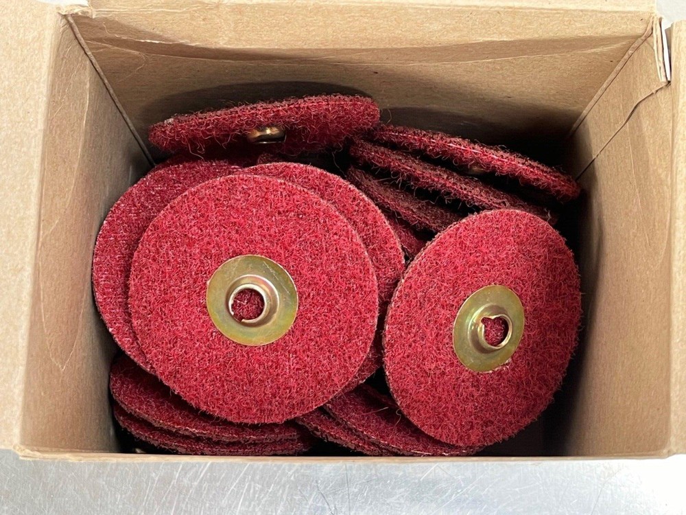 25 new Standard Abrasives 3" Medium Quick Change TSM Surface Conditioning Discs