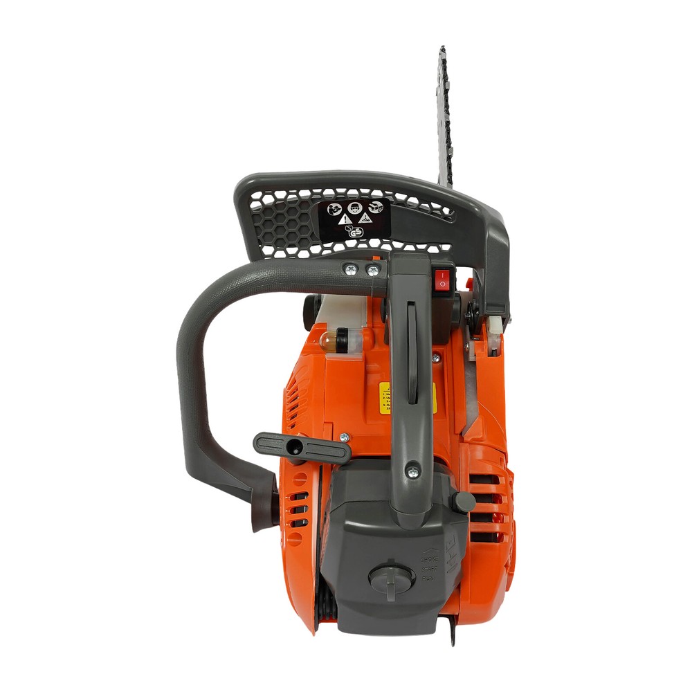 2-Stroke Top Handle Gasoline Engine Chainsaw 1.22hp 25.4cc Manual Start Machine