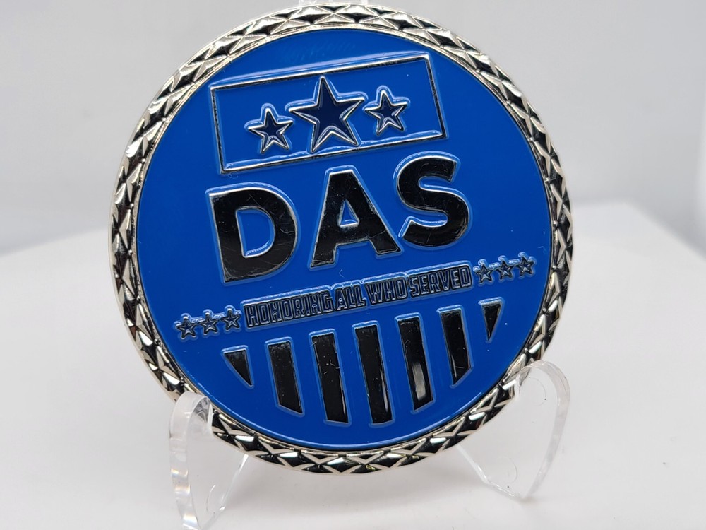 DAS Honoring All Who Served Challenge Coin