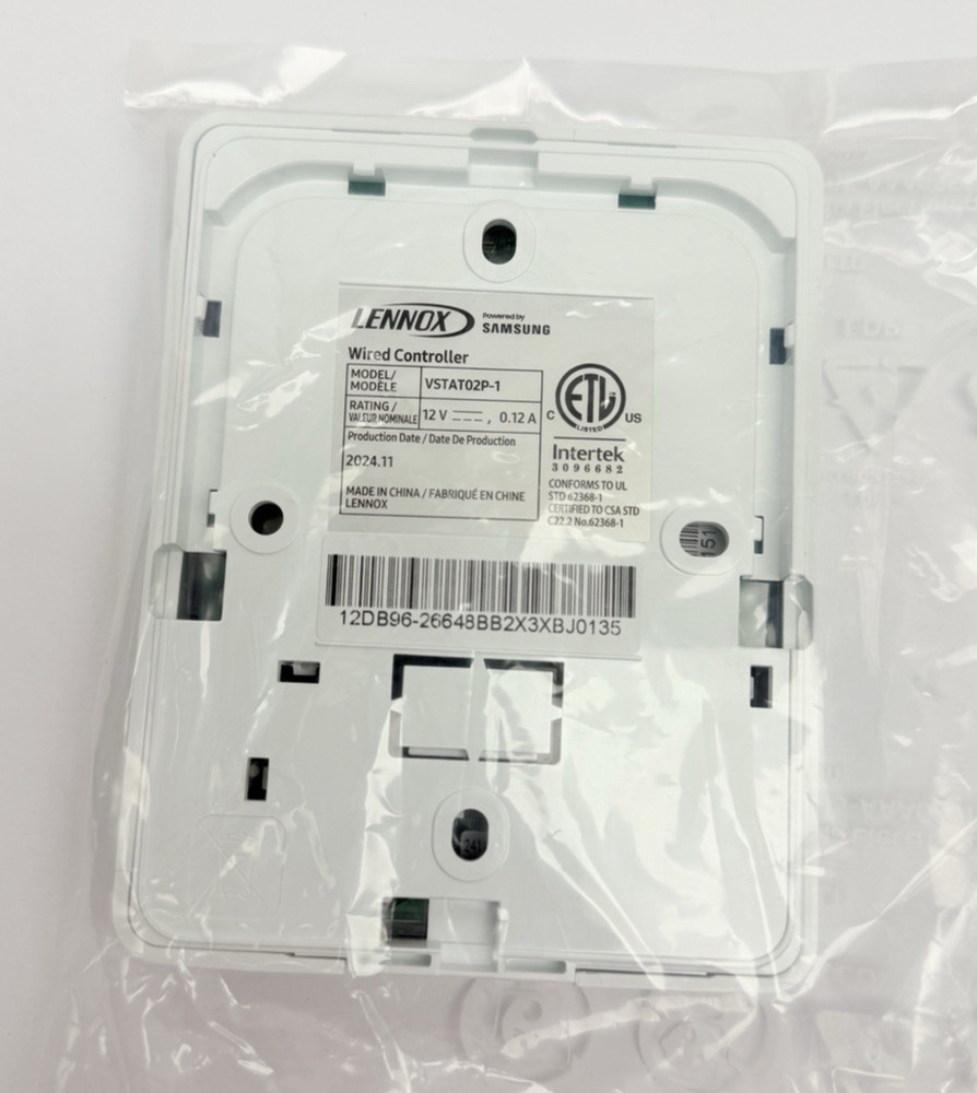 VSTAT02P-1 LENNOX TOUCH SCREEN WIRED CONTROLLER, 37P79