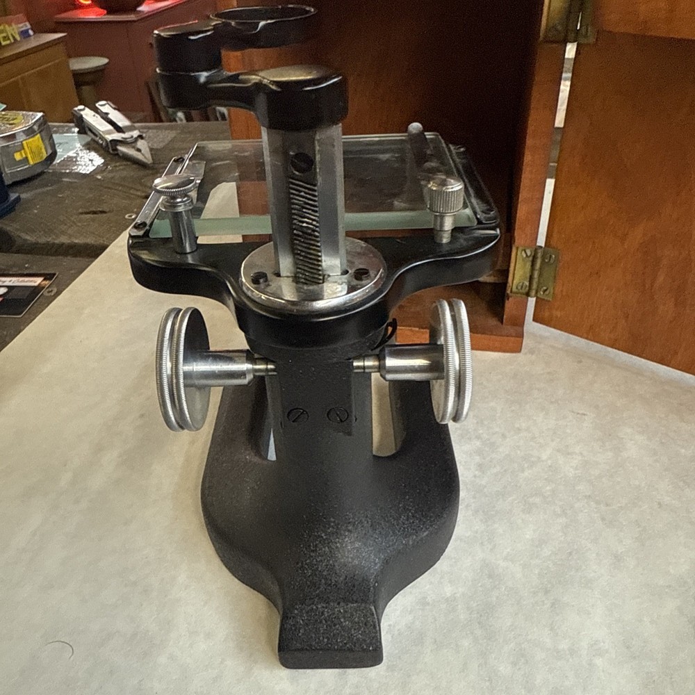 Spencer Buffalo cast iron dissection botanikal mikroscope With Box