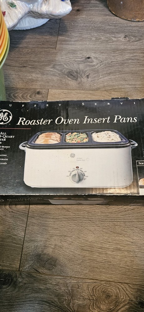 NIB GE Roaster Oven Inserts