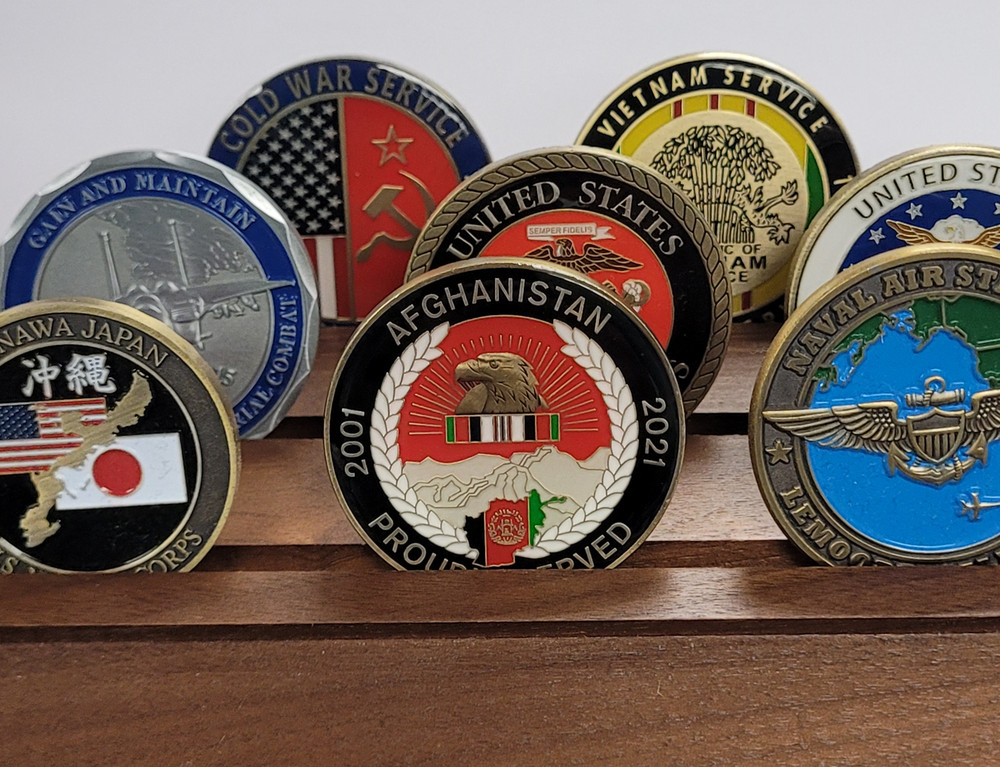 FOB Wolverine Afghanistan Service Challenge Coin