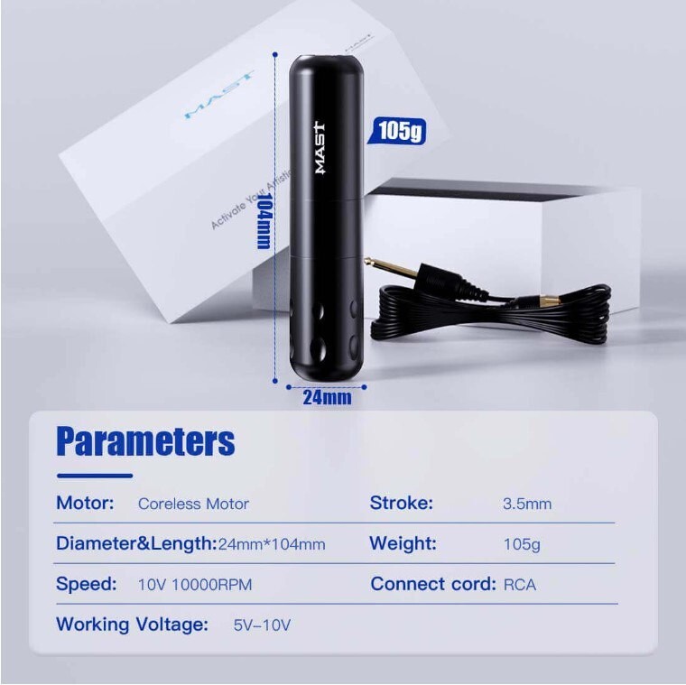 Tattoo Kit | Dragonhawk S9 Tattoo Machine Pen Advanced Bundle
