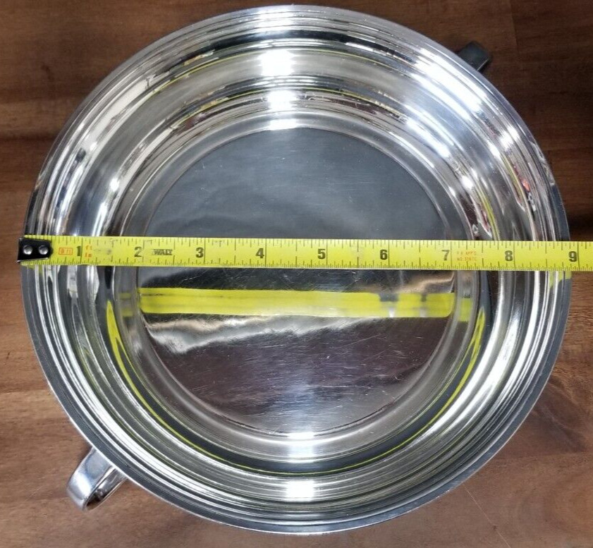 Vintage Silver Serving Bowl With Handles