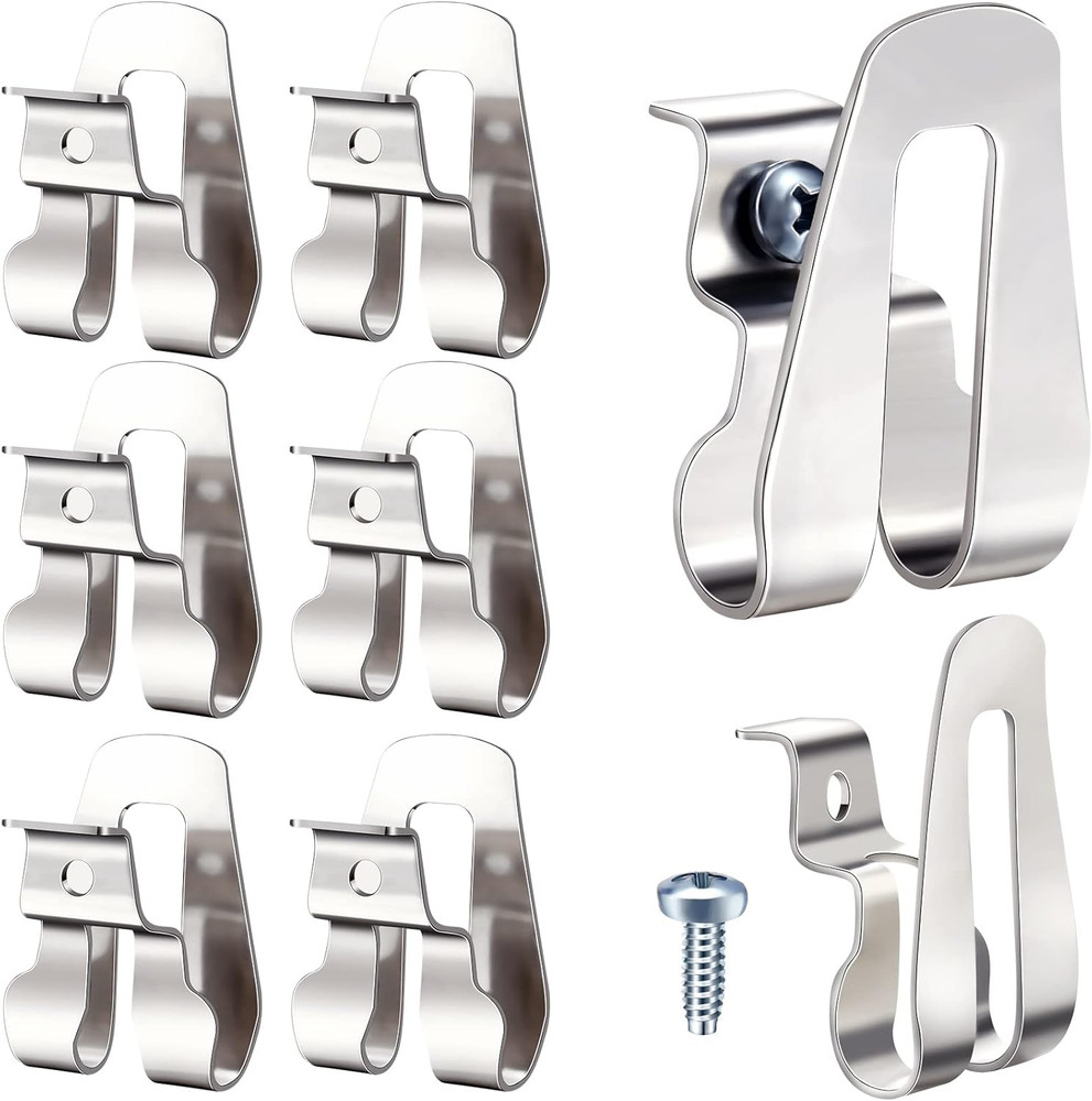 Replacement Belt Clip Hooks Stainless Steel Driver Belt Clip Drill Hook Tool wit