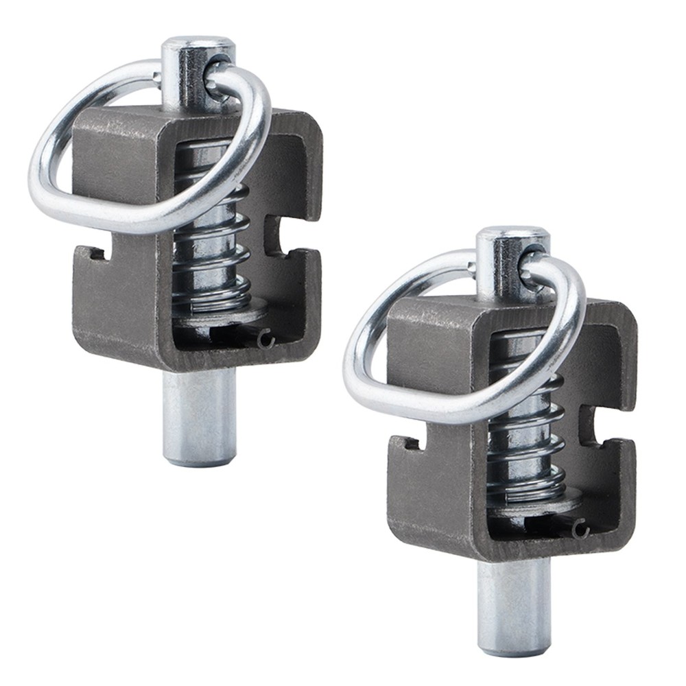 SPARKWHIZ 4Pack Spring Trailer Gate Weld-On Spring Latch Lock Assembly Universal