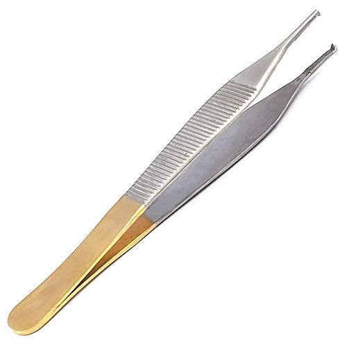 Adson Tissue Forceps 6 Inch 1 X 2 Tungsten Carbide Rat Tooth Configuration