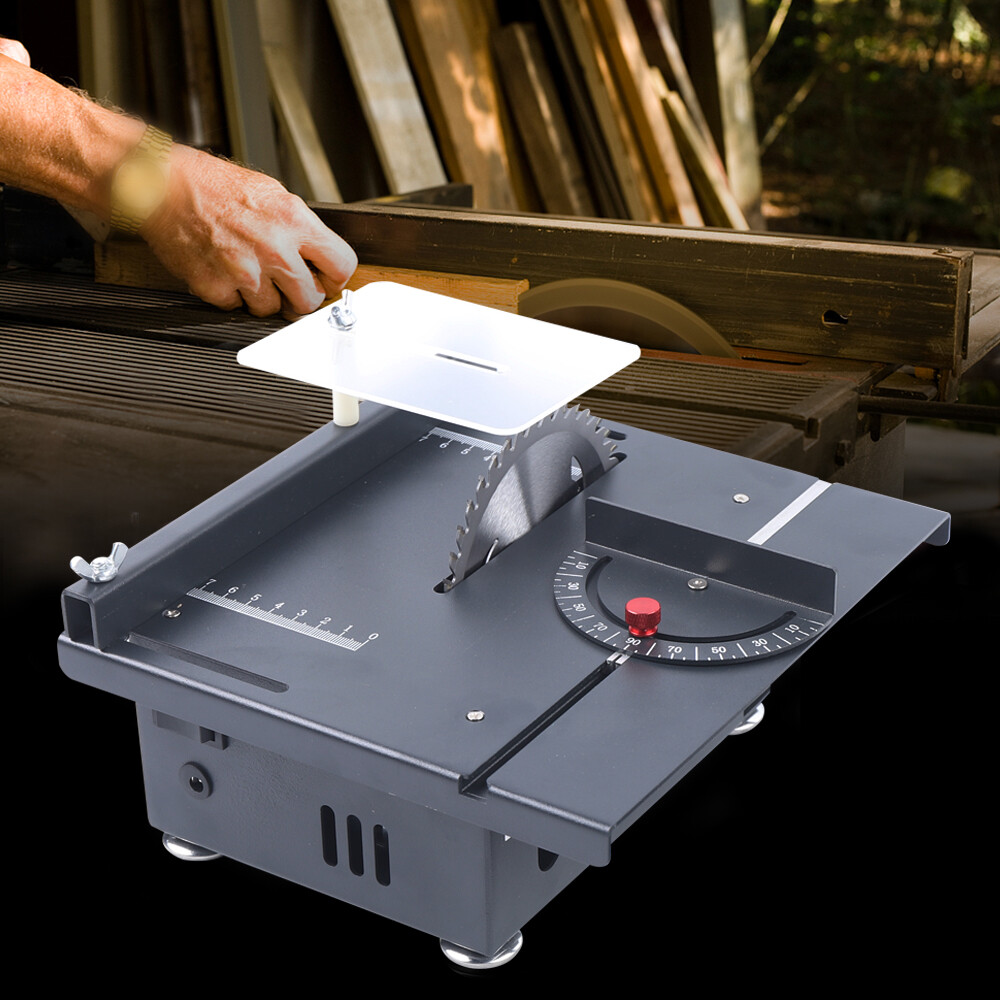 Portable Compact mini Table Saw DIY Projects Work Shop Cutting Depth: 40mm