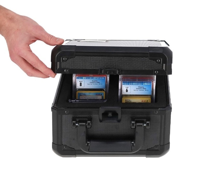 BCW Graded Latching Case - Cards - 2 Rows Locking Case