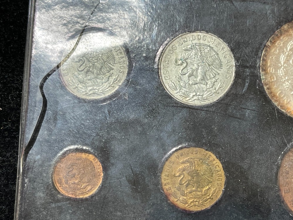 1964 Mexico 6 Coins Mint Set