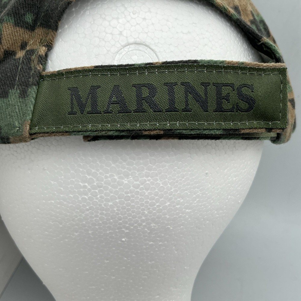 US Marines Embroidered Camo Adjustable Rothco Hat 100% Cotton
