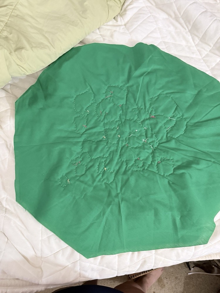 Handmade - Sewing - Square Table Topper 23in Across