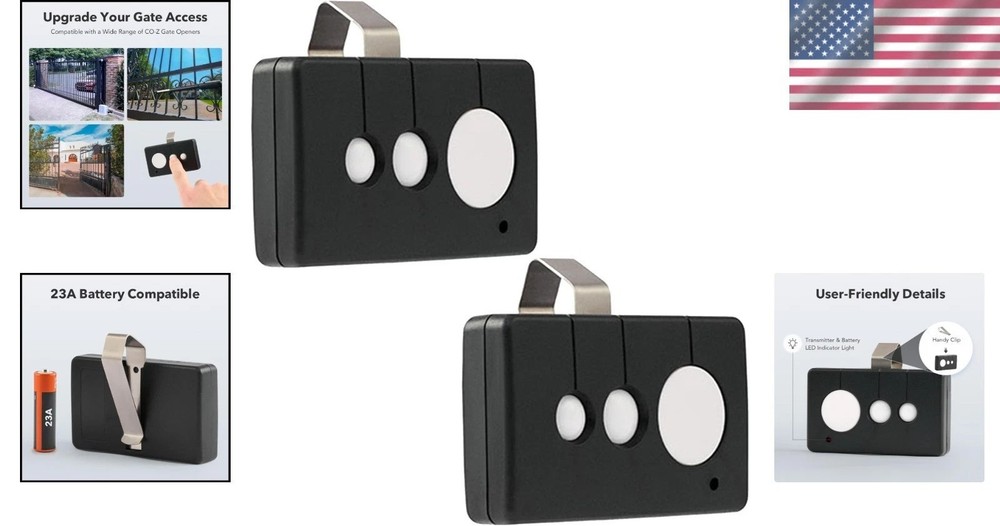 Universal Gate Remote Control 2-Pack