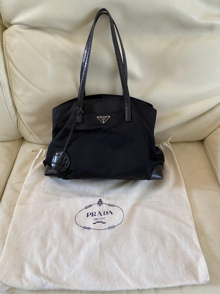 PRADA black shoulder bag From Japan Prada
