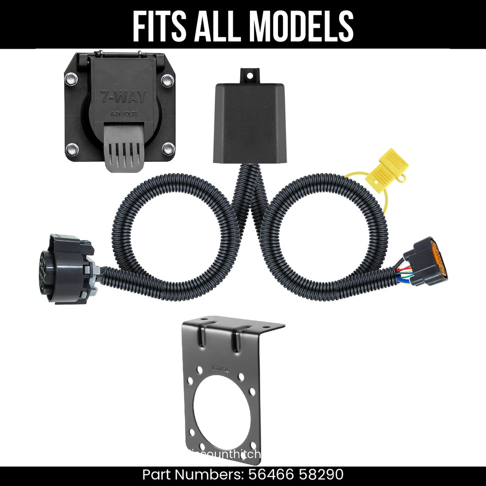 For 21-22 Hyundai Santa Fe 7 Pin Trailer Wiring Plug Fits All Models Curt Wire