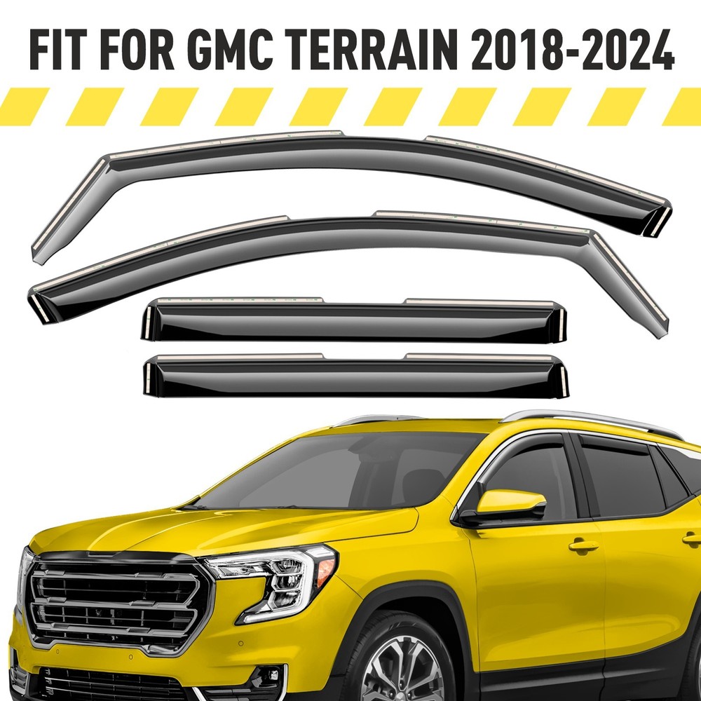 Rain Guards Vent Visors Shade for 2018-2024 GMC Terrain