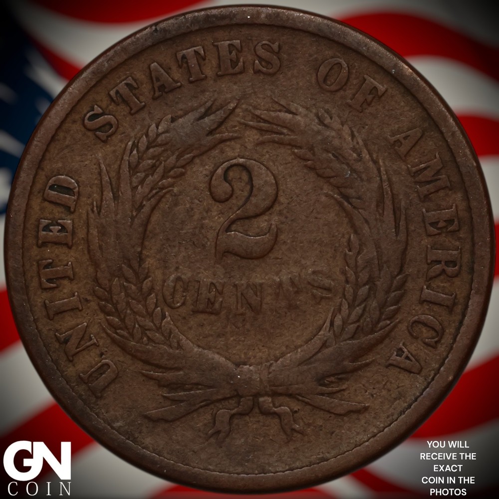 1865 2 Cent Piece A0899