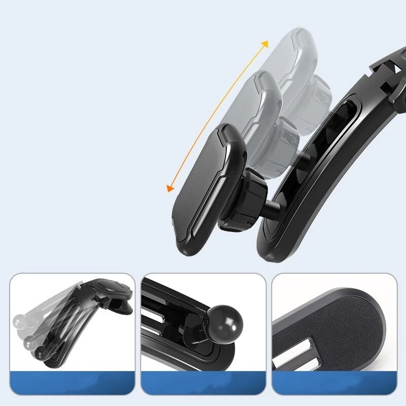 Magnetic 360° Rotatable Phone Mount Holder Car Dashboard Gravity Adjustable