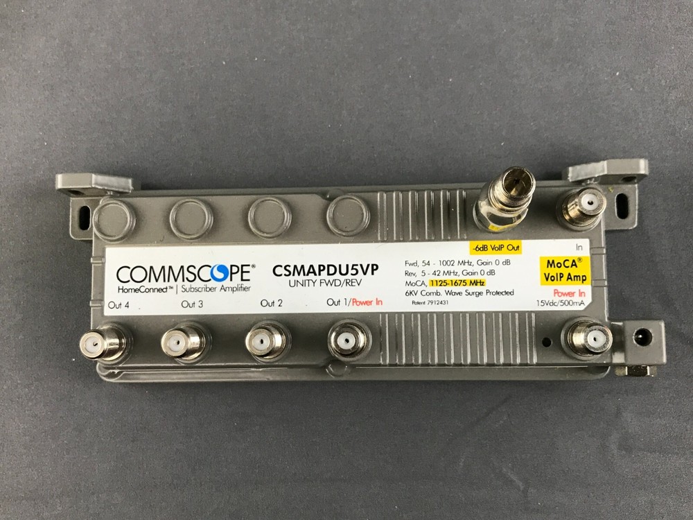 HomeConnect Commscope CSMAPDU5VP Coax Cable Amplifier
