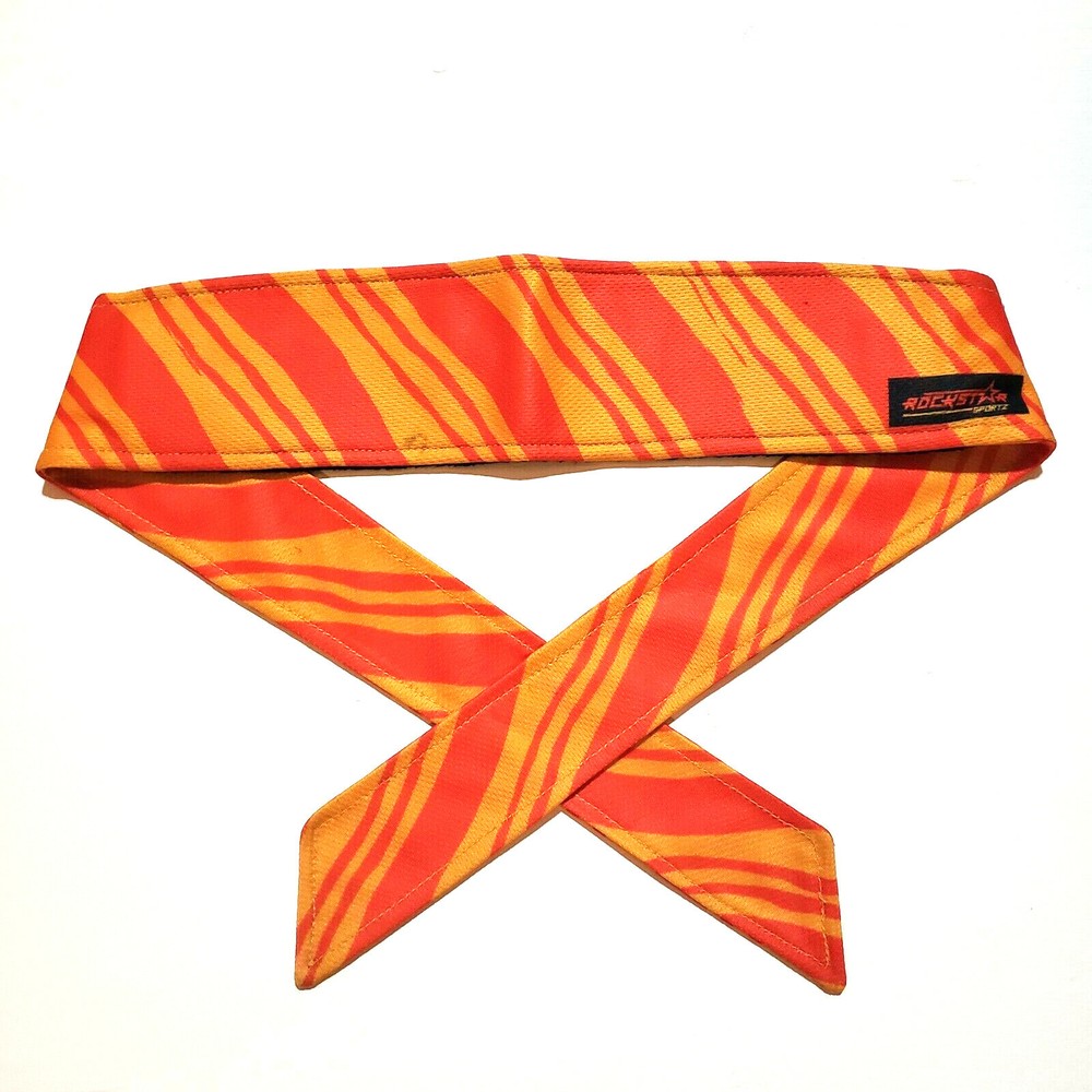 Fruit Stripe Paintball Headband- Orange