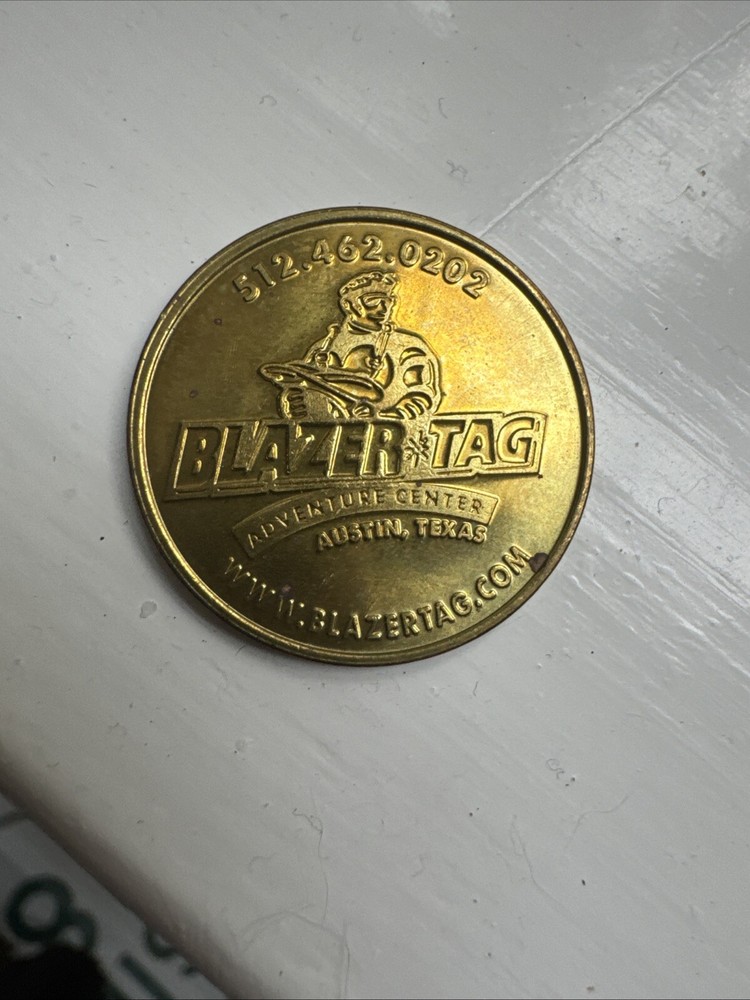 Blazer Tag Arcade Game Token - Austin, TX