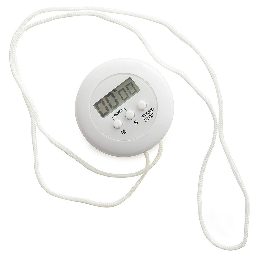 Norpro Digital Timer with 2 ½ Nylon Rope, Battery Included (2-Pack)