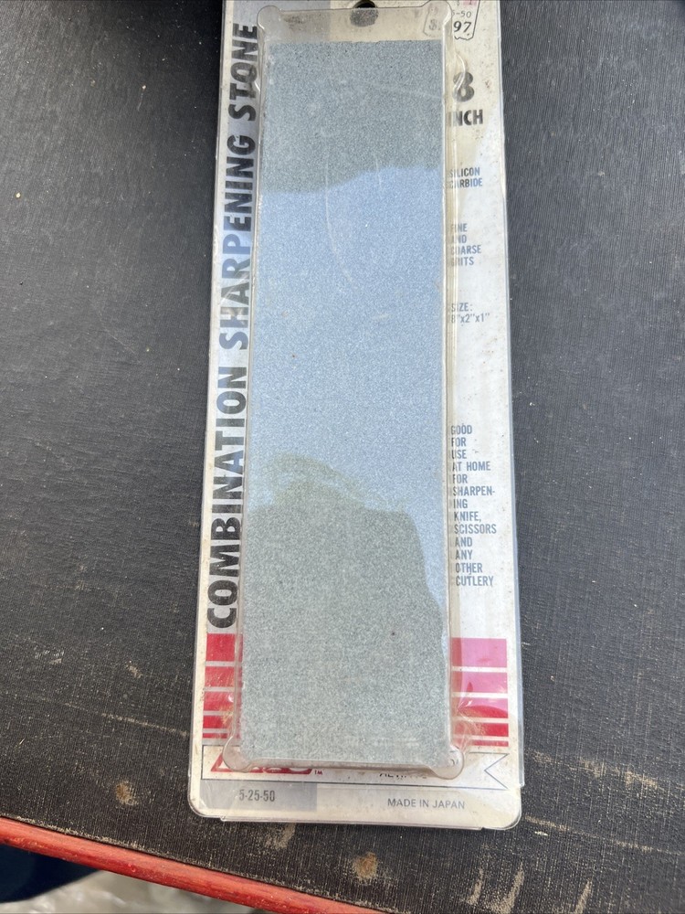 2 Sided 8 Inch Sharpening Stone NOS