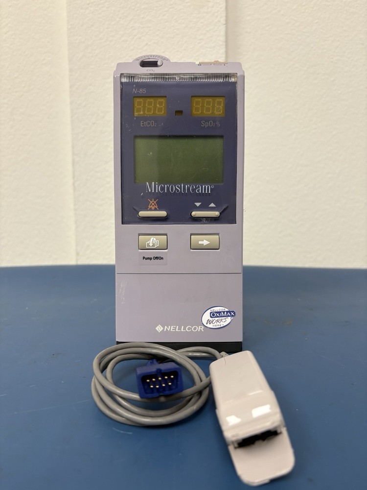 Nellcor N-85 Handheld Pulse Oximeter With Finger Sensor