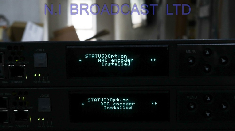 Fujitsu ip-9610 dual encoder (2x encoder cards installed, HDSDI h.264 etc)