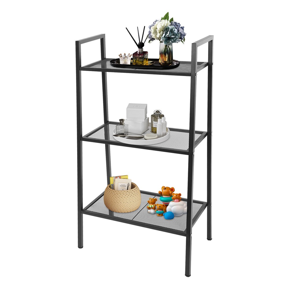3-tier Storage Rack, Kitchen Storage Rack, Multi-tier Bookshelf, Stepped Shape