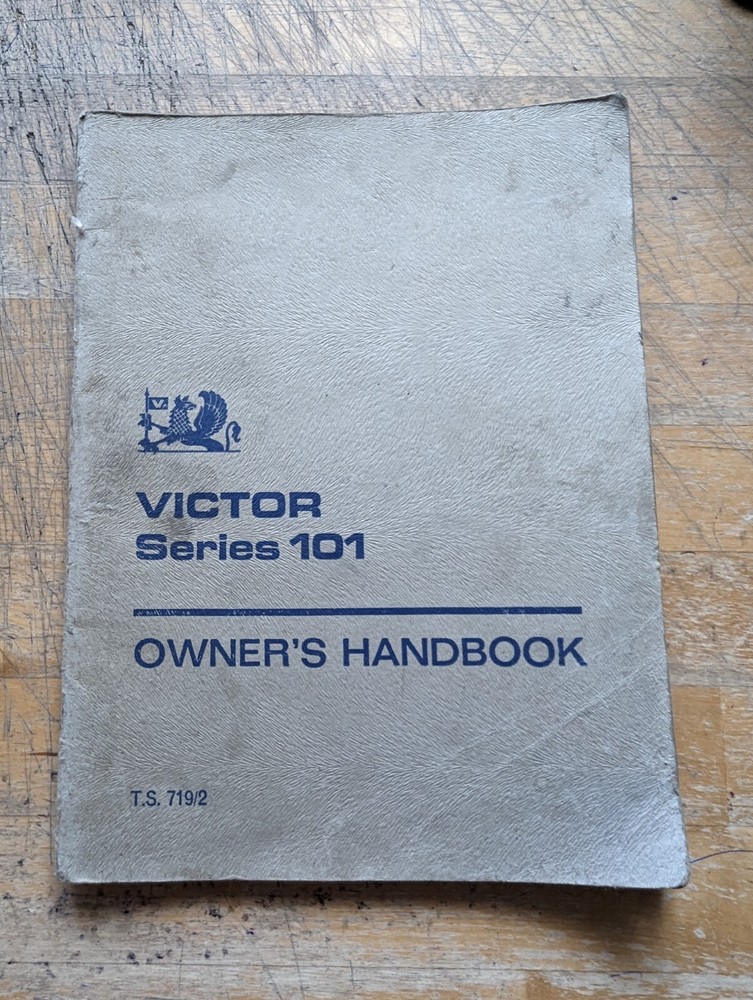 1965 Vauxhall Victor 101 Owners Handbook