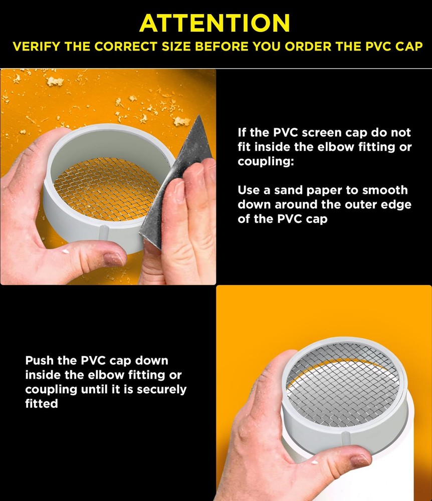 Raven R1508 PVC Termination Vent, 2 inch, White