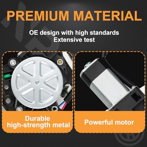 Power Window Regulator with Motor Assembly Replacement for Rear Driver Side
