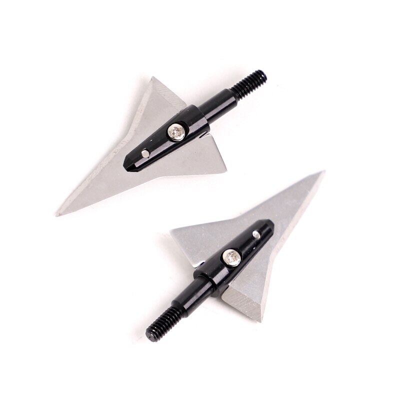6/12 pcs Archery Blade Broahead 125Grain Hunting Tip Points Sharp Arrowhead