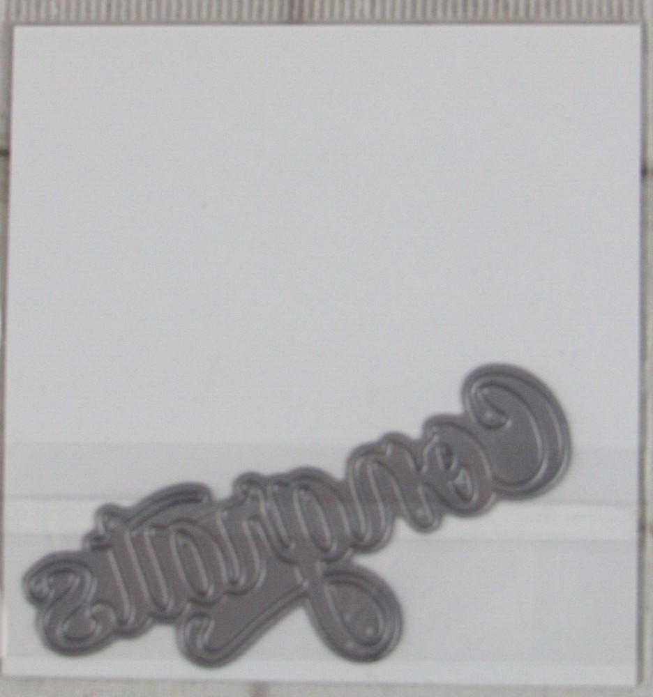 Impression Obsession Congrats Die Cut, DIE280-B