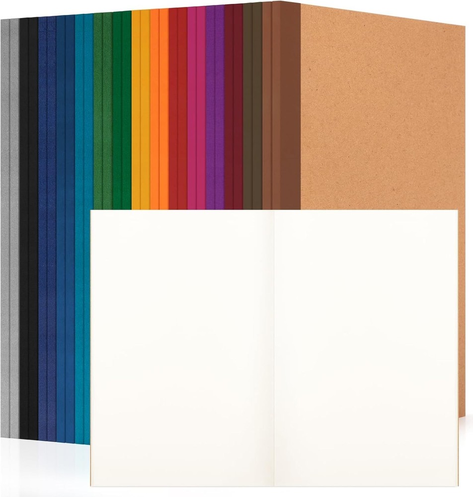 ALK Blank Notebook Journals Bulk, A5 Unlined Paper posit Notebook