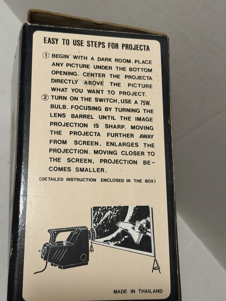 Vintage Projecta Scope PJ768 Image Projector Works