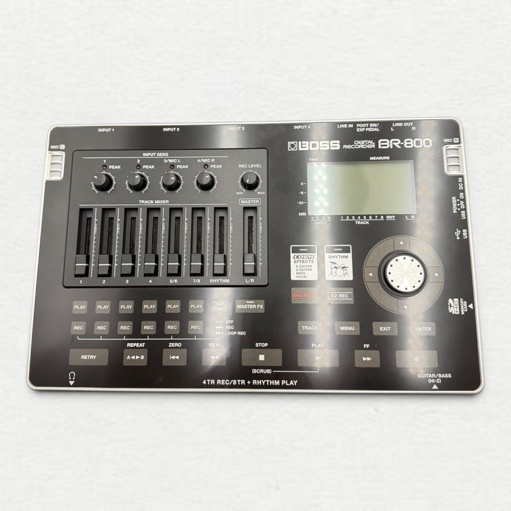 Boss BR-800 Digital Multi-track Recorder Console Tabletop 8-Track Black