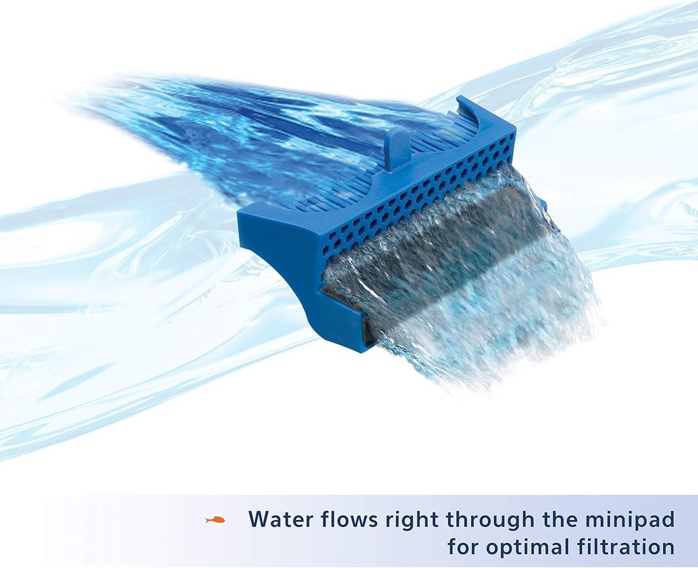 Replacement Carbon Filter Pads, Compatible with QuietFlow 20/75 - 4 Pack