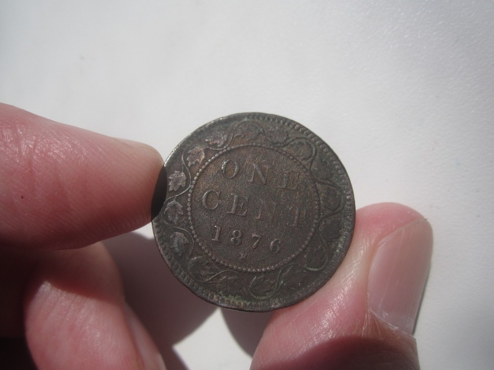 1876 CANADA CENT
